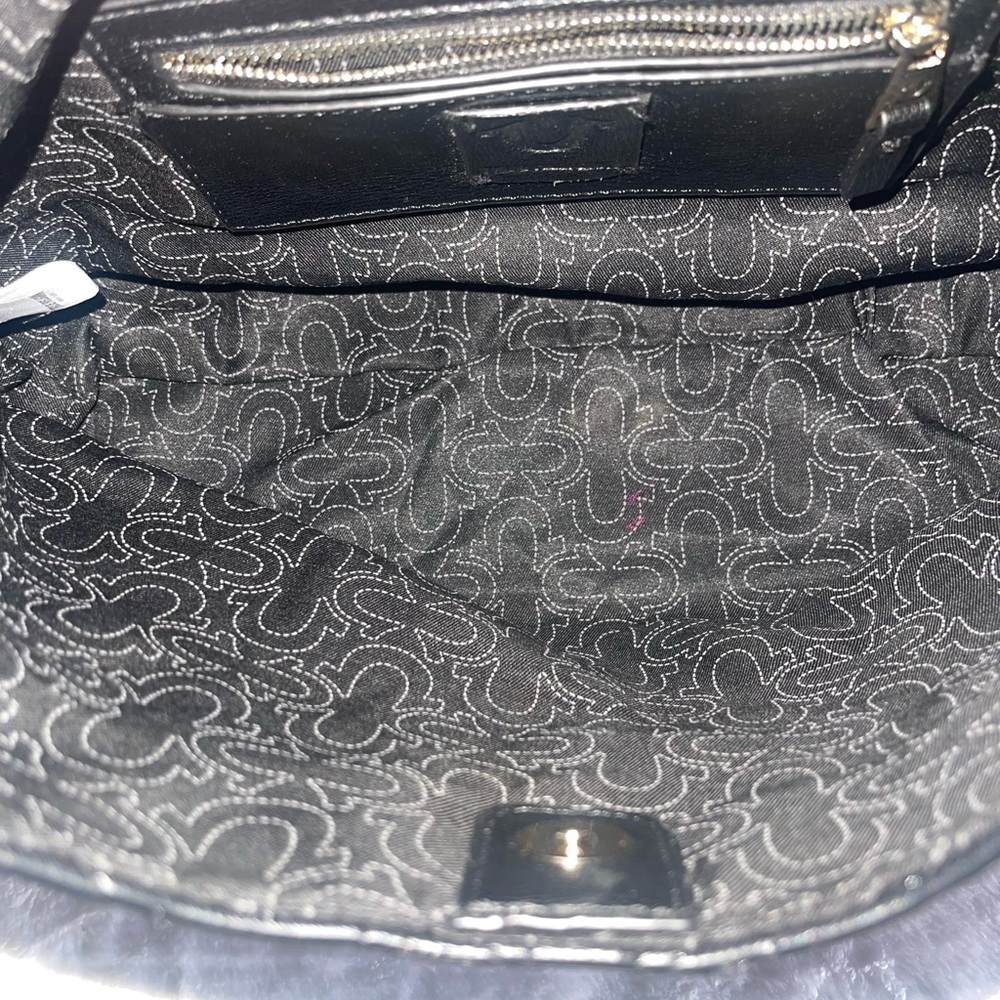 NWT True Religion Black Soft Leather Shoulder Bag - Picture 6 of 9